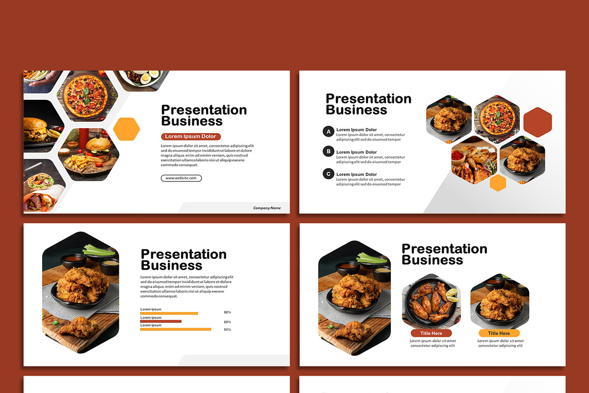 Food Presentation Template, a Presentation Template by SKY CREATION