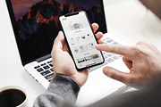 iPhone X Mock-Up's, an iPhone Mockup by Dikarte.Store (Thumbnail 12 of 14)