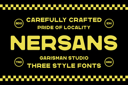 Nersans - Vintage Font [3 Styles]