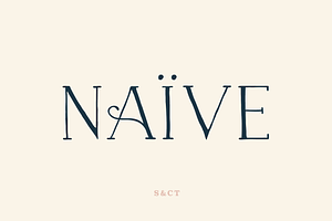 Naive Font Collection (6 fonts)