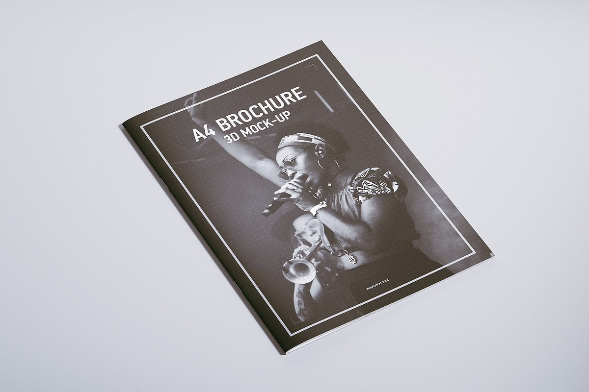 A4 Magazine | Brochure Mock-up, a Books & Magazine Mockup by WebAndCat (Photo 2 of 32)