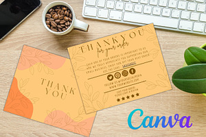 Thank You Card 2 Sided