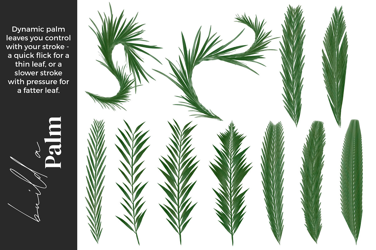 Greenery Brushes for Procreate, a Brush Add-On by AJ Brushes (Photo 4 of 9)