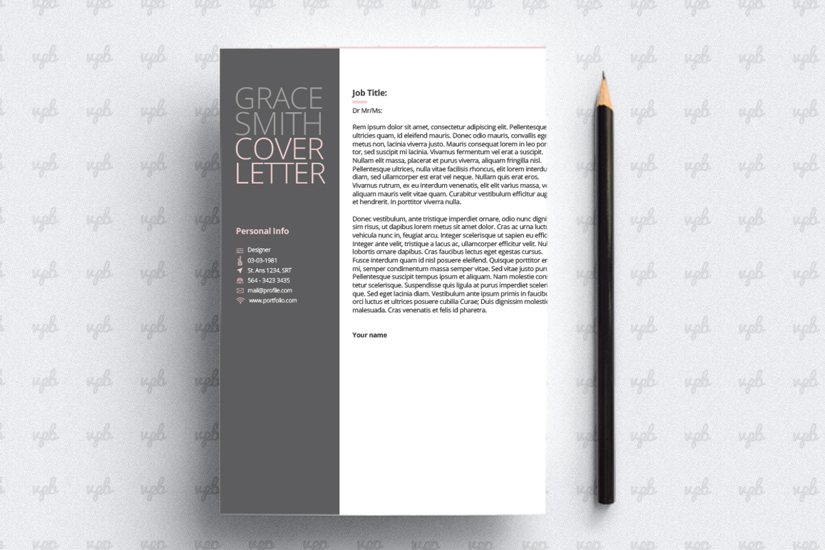 48 Resume and Cover Letter Template, a Resume Template by VPB (Photo 8 of 8)