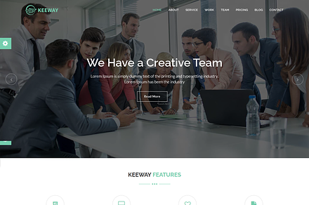 Business Agency Website Theme, a Bootstrap Template by Themeplaza