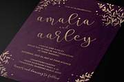 Leaves Wedding Invitation, an Invitation Template by Aarley Kaiven (Thumbnail 4 of 5)