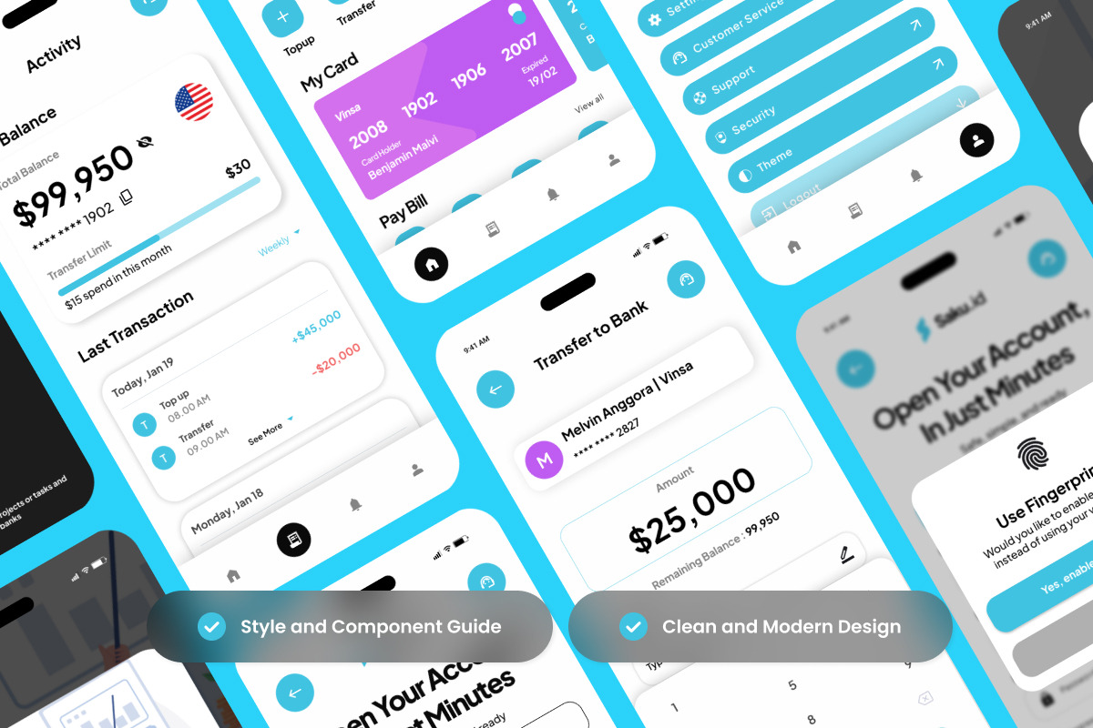 Saku.id - Mobile Banking App Design preview 3