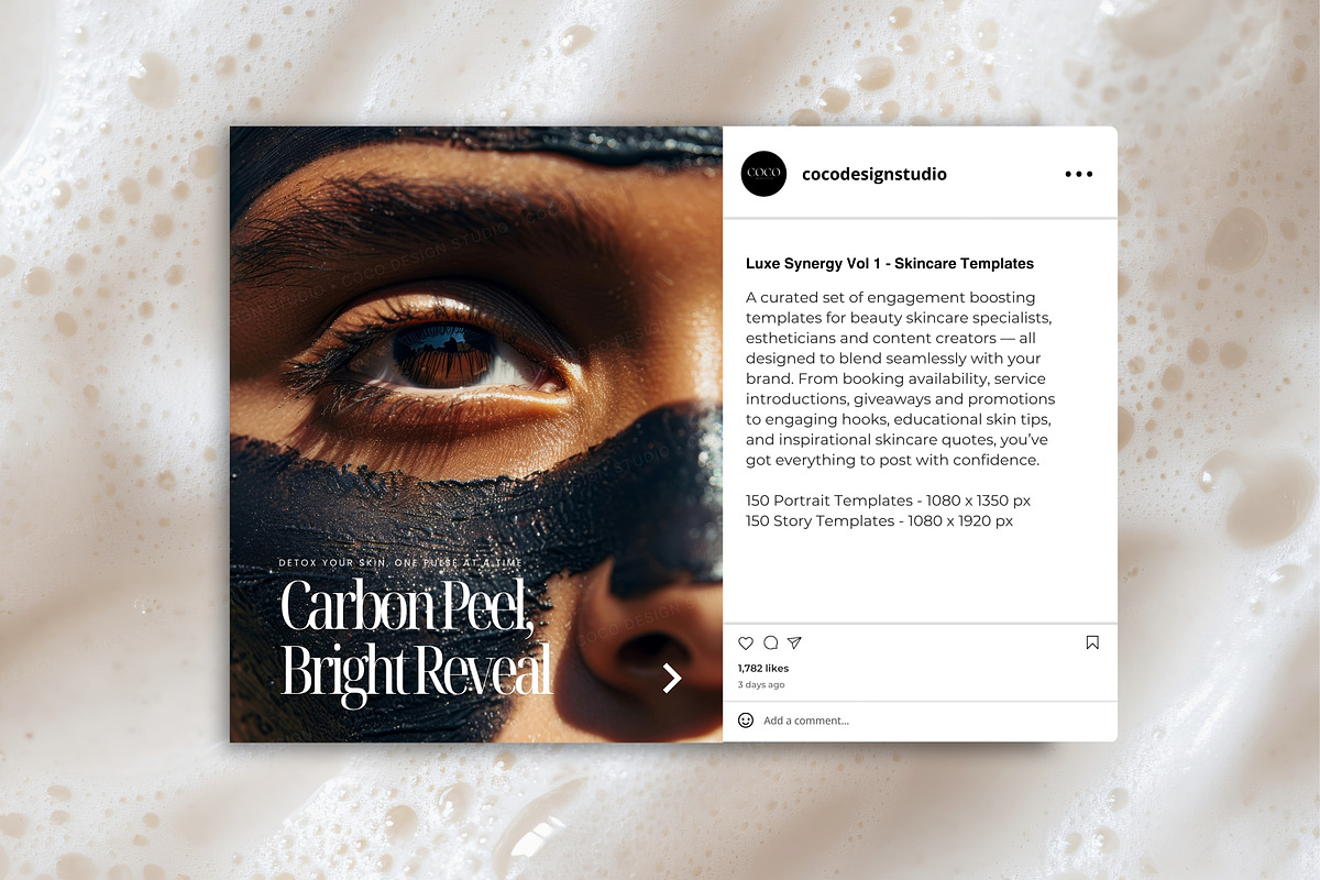300 Skincare Instagram Templates, a Social Media Template by COCO Designs (Photo 16 of 19)