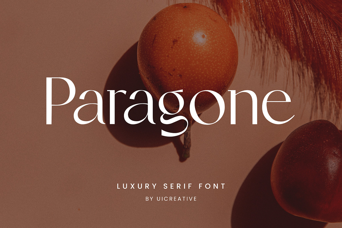 Paragone Luxury Serif Font, a Serif Font by UICreative (Photo 1 of 11)