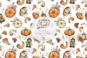 Fall Farm Market Seamless Patterns, a Pattern Graphic by KaramfilaS (Thumbnail 14 of 17)