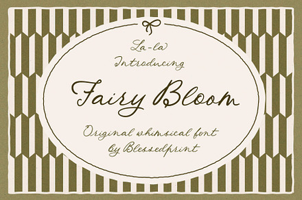 Fairy Bloom – Whimsical Font, a Handwritten Font by Blessed Print