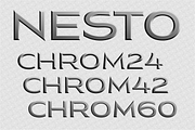 Nesto Metals, a Font by glukfonts (Thumbnail 6 of 10)