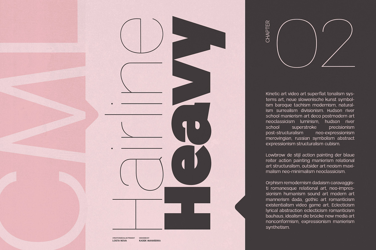 Losta Nova - Lovely Sans Serif, a Sans Serif Font by creativemedialab (Photo 8 of 19)