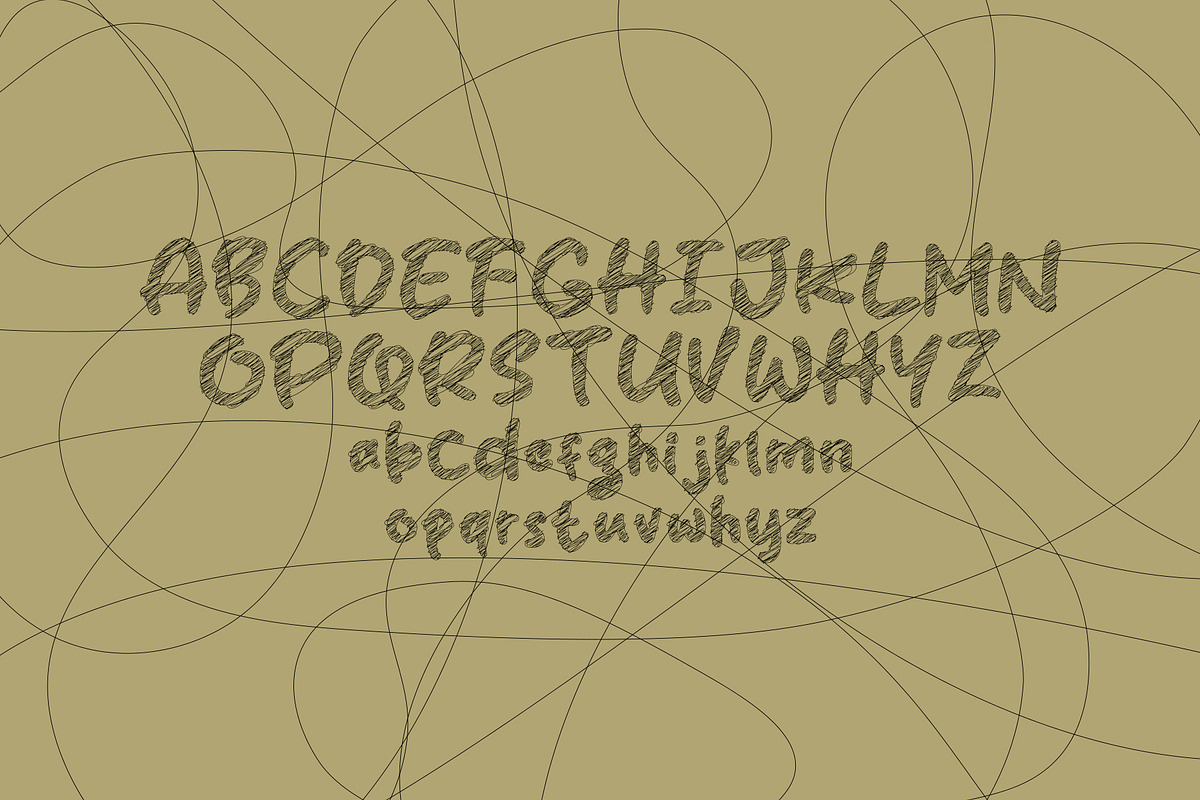 Scribble Cake, a Script Font by Nickhard (Photo 3 of 5)