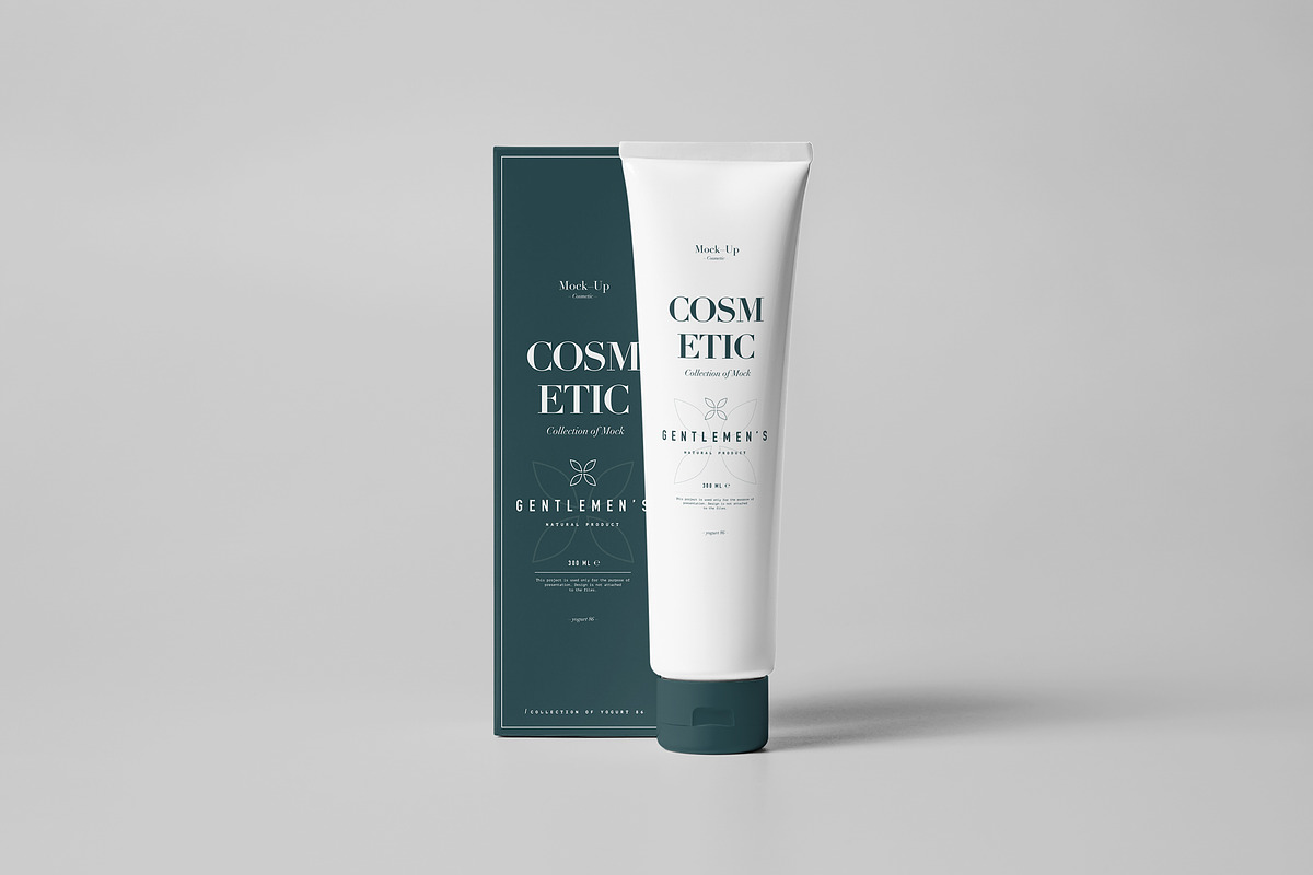 Cosmetic Tube & Box Mock-up, a Packaging Mockup by Yogurt86 (Photo 5 of 8)