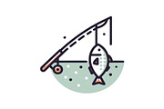 Minimal Fishing Rod, an Object Graphic by yasushie (Thumbnail 5 of 16)