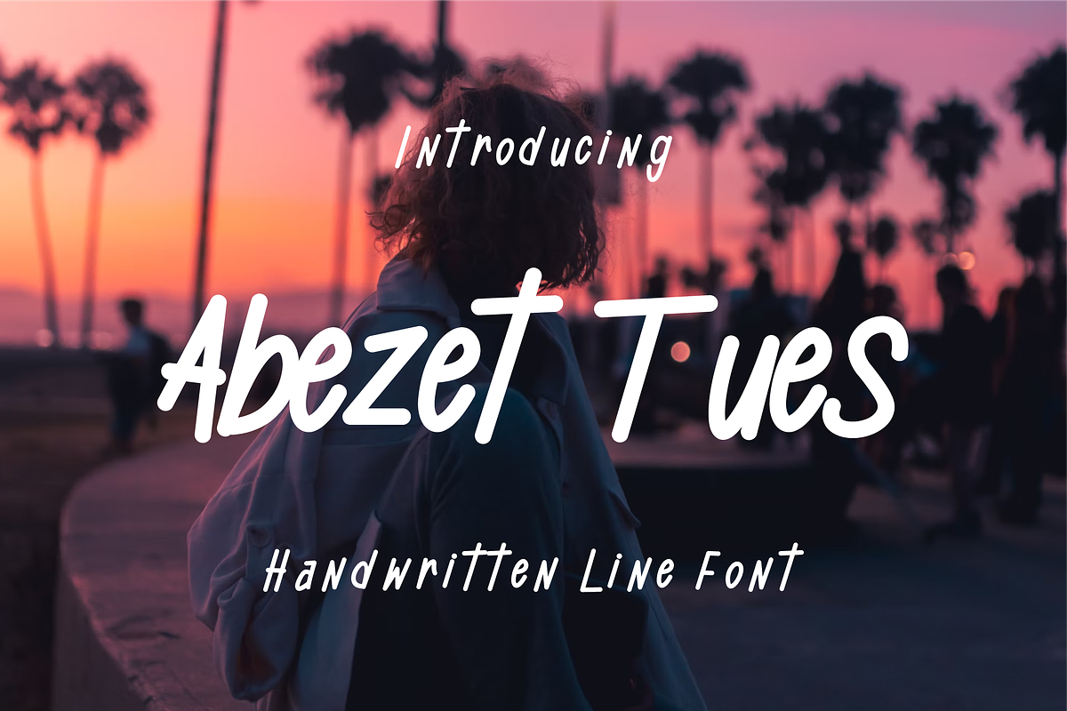 Abeezet Tuez Handwritten Font, a Handwritten Font by VectorCraft (Photo 1 of 5)