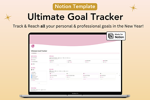 Goal Planner, Notion Template