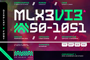 M-LX3VI3 Display Font, a Font by RMPL.std (Thumbnail 1 of 4)