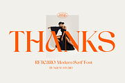 Retcaro Serif, a Serif Font by ngene (Thumbnail 8 of 8)