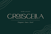 Croiscella Elegant Sans Serif, a Sans Serif Font by takoliko (Thumbnail 1 of 14)