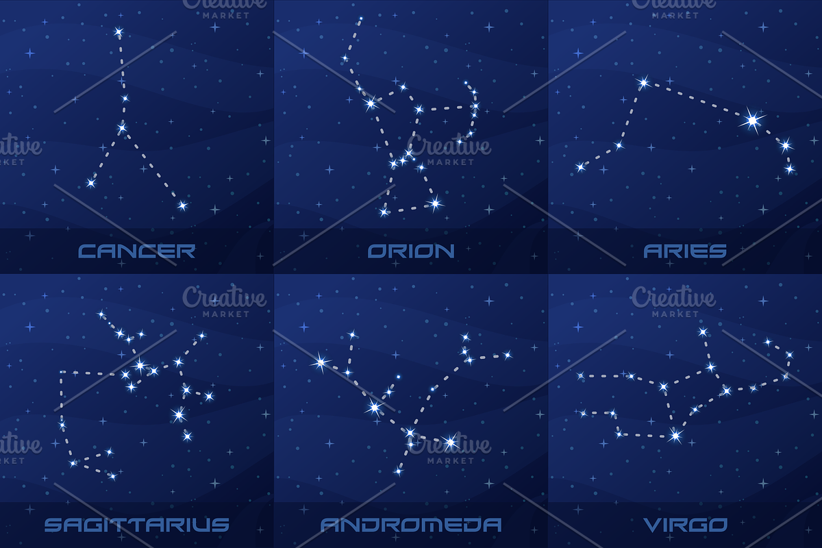 Big Constellations Pack, an Illustration by AhNinniah (Photo 1 of 2)