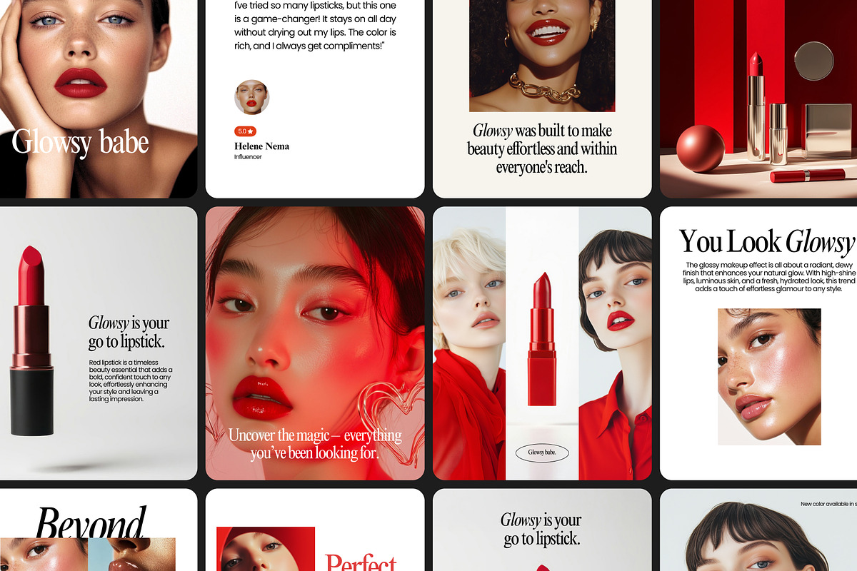 Makeup Social Media Templates, a Templates & Theme by venuagency (Photo 1 of 8)