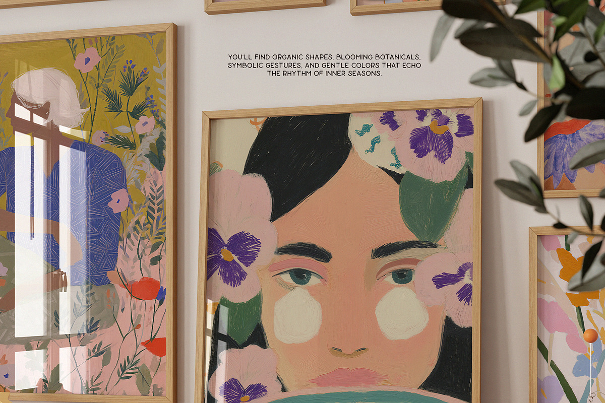 ROOTED: 100 Nature-Inspired Posters, a Background Graphic by Purple (Photo 7 of 10)