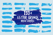 Grunge Brush Strokes Collection, a Brush Add-On by Warm Snow (Thumbnail 1 of 3)