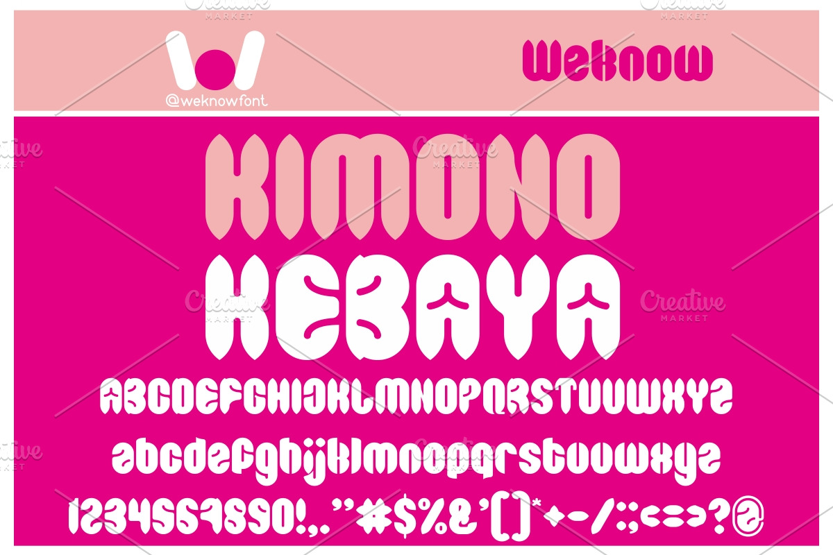 Japanese Javanese Font, a Font by weknow (Photo 4 of 5)