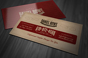 Vintage or Retro Business Card, a Business Card Template by Cruzine (Thumbnail 1 of 3)