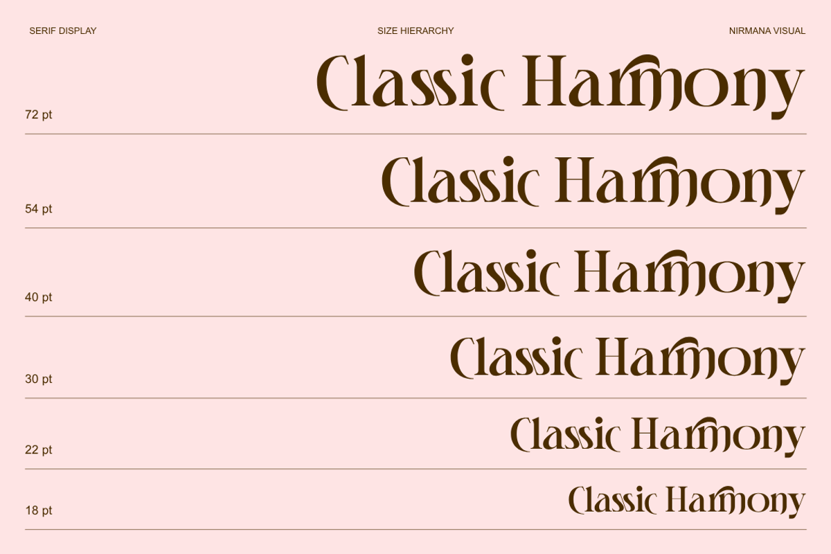 Heroma - Modern Ligatures Font, a Serif Font by Nirmana Visual (Photo 3 of 8)