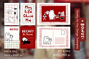 9 Abstract Line Background Pack, a Background Graphic by The Journey Atelier (Thumbnail 9 of 10)