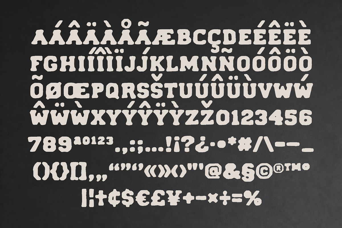 Forge Garage - Motorcycle Font Duo, a Blackletter Font by Edignwn Type (Photo 11 of 12)