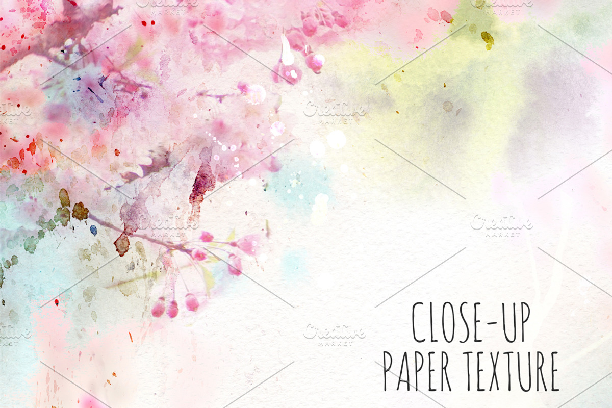 8 WATERCOLOR NATURE BACKGROUNDS, a Texture Graphic by Anna Guz's Store (Photo 6 of 7)