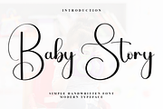 Baby Story, a Handwritten Font by FreshTypeINK (Thumbnail 1 of 7)
