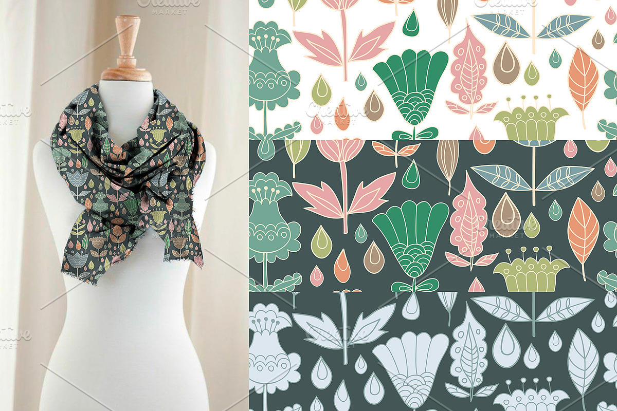 Funful Flower Patterns, a Pattern Graphic by Retro Graphic Box (Photo 8 of 9)