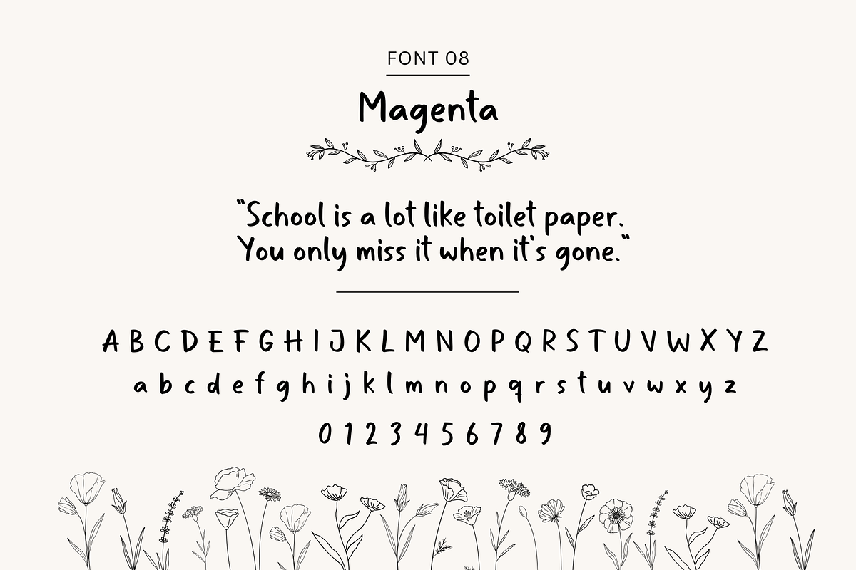 Handwriting Bundle 2, a Handwritten Font by Sofia Skoog (Photo 10 of 10)