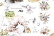 Dove Peace and Love Vibration Set, an Illustration by Ann Art Houze (Thumbnail 11 of 16)