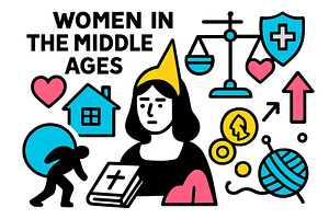 Illustration depicting women in the, an Education Illustration by ZinetroN
