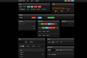 Bootstrap 3.0. Black Alt Theme Skin