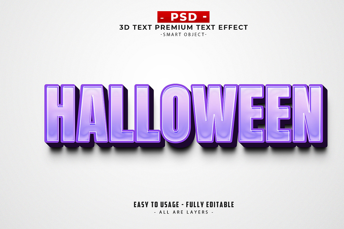 Spooky halloween text effect with, a Layer Style Add-On by Md Jahidul99