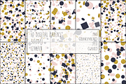 Gold, Blush & Navy Confetti Bundle, an Object Graphic by TeaBerry (Thumbnail 4 of 5)