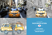 Watercolor Sketch Photoshop Action, an Action Add-On by psddude (Thumbnail 3 of 4)
