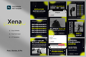 Xena - Fashion Social Media Pack