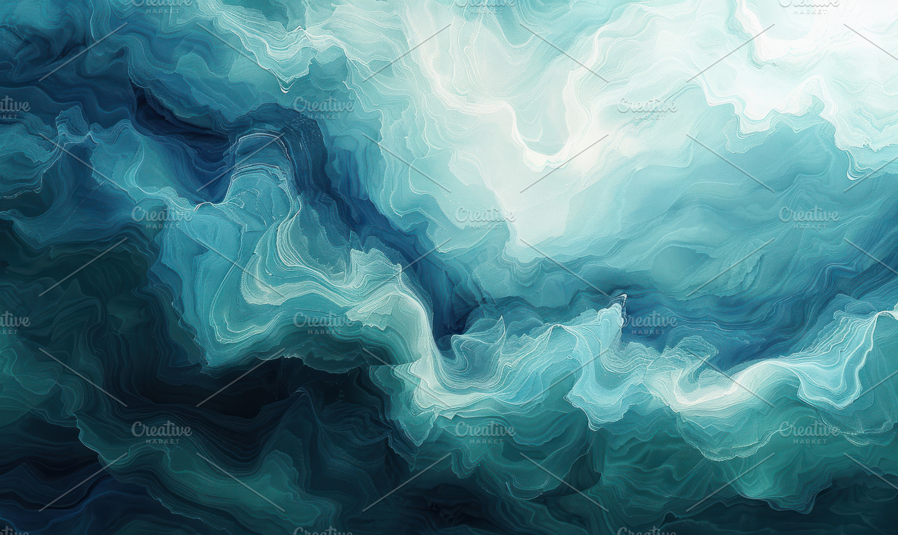 A digital art piece featuring wavy l, a Photo by LOGOCREATIVE