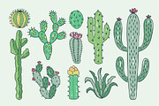 Cactus collection, an Illustration by Redchocolate (Thumbnail 2 of 6)