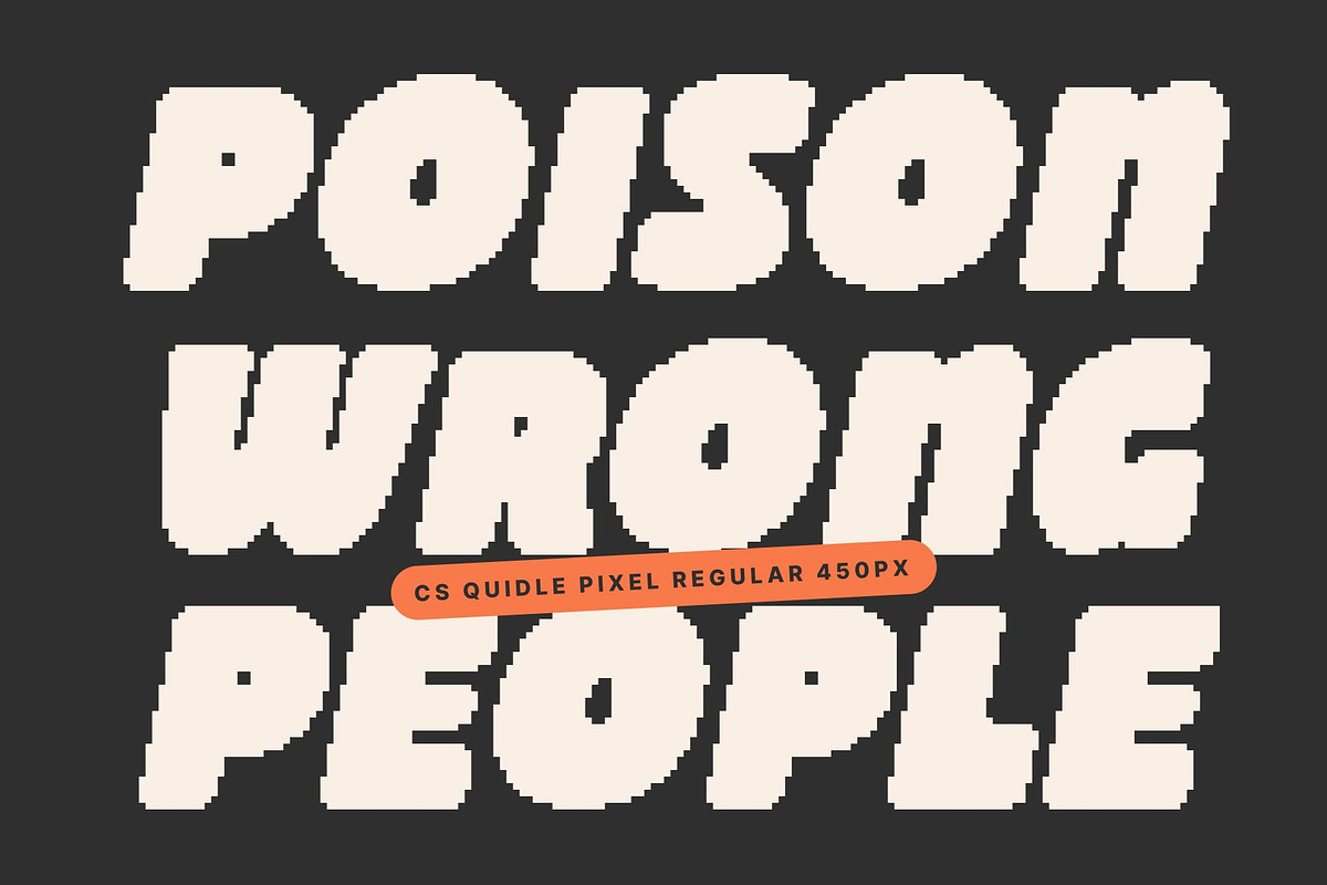 CS Quidle Pixel, a Sans Serif Font by Craft Supply Co. (Photo 6 of 8)