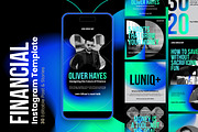LUNIQ Financial Instagram KIT, a Social Media Template by Nenjo Studio (Thumbnail 1 of 5)