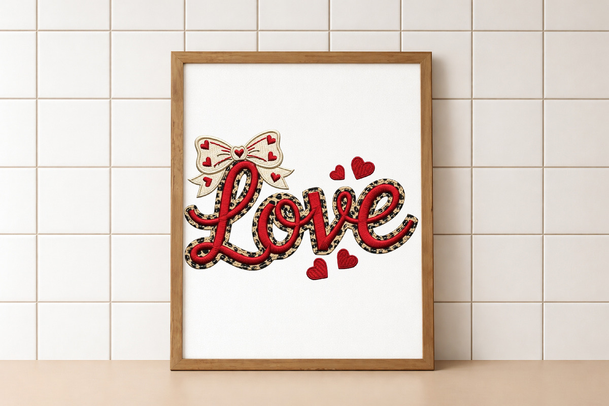 Valentine Love Patch PNG, an Illustration by DreamArtGraphic (Photo 3 of 4)